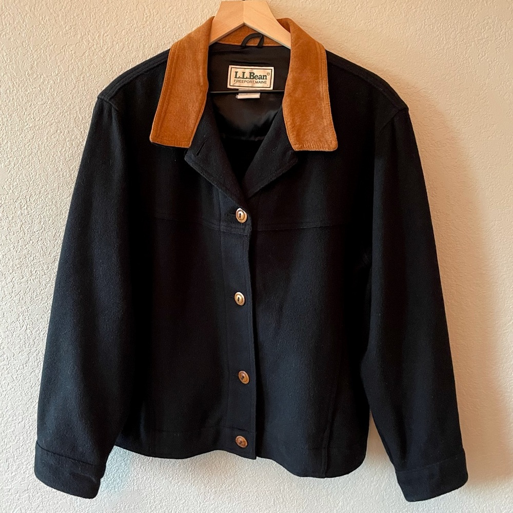 Vintage L.L. Bean Wool Coat Women’s Medium